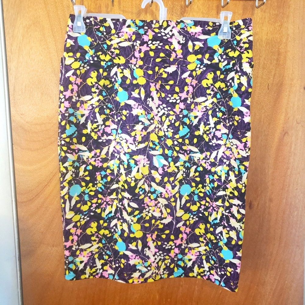 Lularoe Cassie Pencil Skirt Floral
